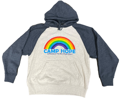 Two-Toned Hooded Camp Hope Sweatshirt